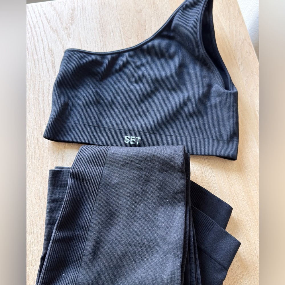 SET Active black Sportswear Set